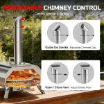 Pargrill 12" Portable Stainless Steel Pizza Oven