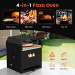 Portable 4-in-1 Outdoor Pizza Oven & Grill