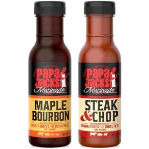 Papa Jack's Maple Bourbon & Steak Marinade 2-Pack