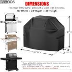 VIBOOS Waterproof BBQ Grill Cover for All Grills