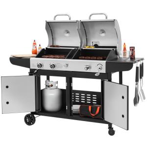 Royal Gourmet Dual Fuel Gas and Charcoal Grill