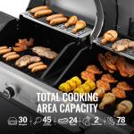 Royal Gourmet Dual Fuel Gas and Charcoal Grill