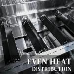 Hisencn Heat Plates for Monument Grills, 4-Pack