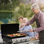 Royal Gourmet 3-Burner Portable Gas Grill Griddle