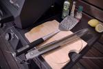 Stainless Steel Barbecue Tool Set: Spatula & Tongs