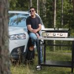 Royal Gourmet 3-Burner Portable Gas Grill Griddle