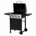 Master Cook 3-Burner Propane Gas Grill with Table