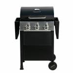 Master Cook 3-Burner Propane Gas Grill with Table