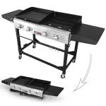 Royal Gourmet 4-Burner Portable Gas Grill & Griddle
