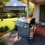 ChuMaste 3 Burner Propane Grill with Folding Stand
