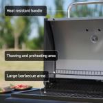 ChuMaste 3 Burner Propane Grill with Folding Stand