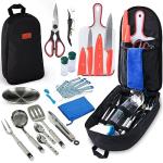 21-Piece Camping Cooking Set and Utensils