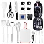 Haplululy Portable Camp Cooking Utensils Set