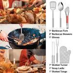 35-Piece Camping Kitchen Utensil Set for Grilling