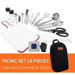 Haplululy Portable Camp Cooking Utensils Set