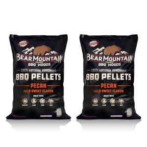 Bear Mountain 100% Natural Pecan Smoker Pellets 2-Pack
