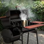 Royal Gourmet 30-Inch Charcoal Grill with Side Table