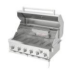 6-Burner Stainless Steel Propane Island Grill Head
