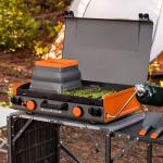 20”x14” Portable 2-Burner Camping Griddle