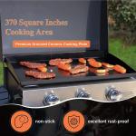 29" Portable 3-Burner Camping Propane Griddle
