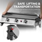 Royal Gourmet 24-Inch Portable Gas Griddle
