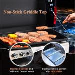 29" Portable 3-Burner Camping Propane Griddle