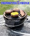 IronMaster Portable Cast Iron Hibachi Grill