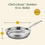 Cuisinart 10-Inch Stainless Steel Skillet