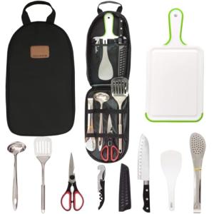 Portable BBQ Utensil Organizer for Camping