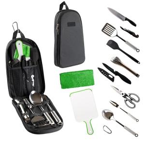 12 Piece Portable Camp Cooking Utensil Set