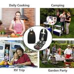 Portable BBQ Utensil Organizer for Camping