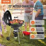 Portable 55.9 cm Charcoal Grill with Wheels