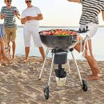 Portable 55.9 cm Charcoal Grill with Wheels