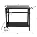 Royal Gourmet PC3401B Grilling Work Table