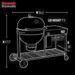 Weber Summit Kamado S6 Charcoal Grill - Black