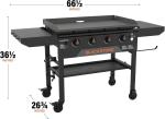 Blackstone 36” Omnivore Griddle with 2 Shelves