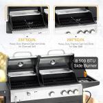 Dual Fuel BBQ Grill: Propane & Charcoal Combo