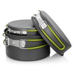Gutsdoor 10-Piece Camping Cookware Set for 4