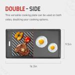 Reversible Cast Iron Cooking Plate for Grills