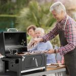 Royal Gourmet Portable Charcoal Grill with Side Handles