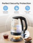 Comfee Electric Kettle with LED Indicator, 1.7L