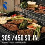3-Burner Propane Gas Grill with Stainless Steel Top
