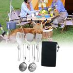 6-Piece Camp Cooking Utensil Set for Grilling