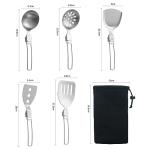 6-Piece Camp Cooking Utensil Set for Grilling