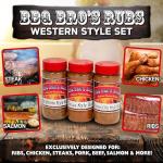 BBQ BROS Western Style Barbecue Spice Set