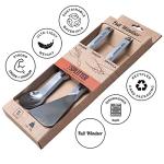 Titanium Multi Utensil Set: Tongs, Spork, Spatula