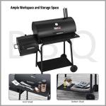 Royal Gourmet 30" Charcoal Grill with Offset Smoker