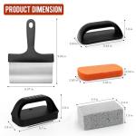 Blackstone Griddle Cleaning Kit with Scraper & Brush