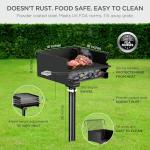Heavy Duty In-Ground Charcoal Grill with Swivel