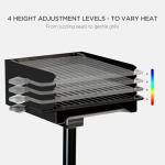 Heavy Duty In-Ground Charcoal Grill with Swivel